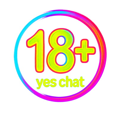 YES CHAT age gate badge